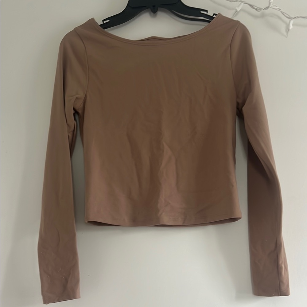 Abercrombie & Fitch Tan Long Sleeve